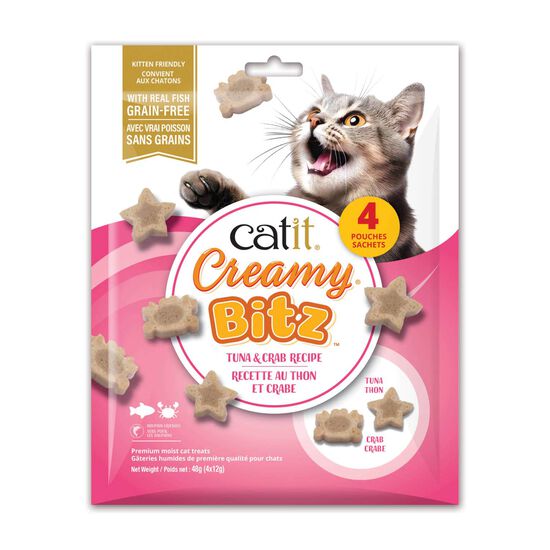 Tuna and Crab Creamy Bitz Treats for Cats Image 1.0