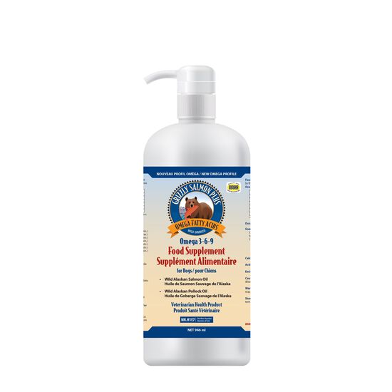 Plus salmon oil for dogs and cats, 946 ml Image NaN