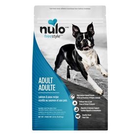 Nourriture s&egrave;che FreeStyle au saumon et pois pour chiens adultes, 10,89 kg