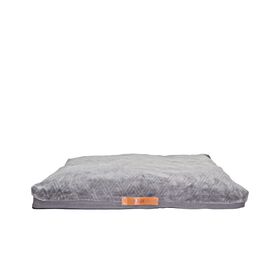 Textured Steel Grey Sky Bed