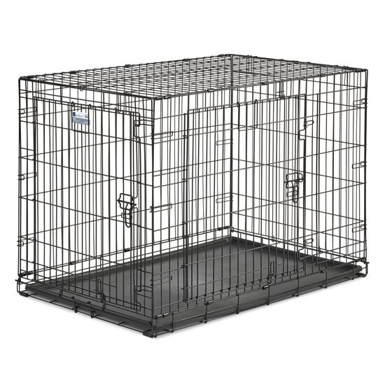 Cage pliante &agrave; deux portes pour chiens Image 2.0