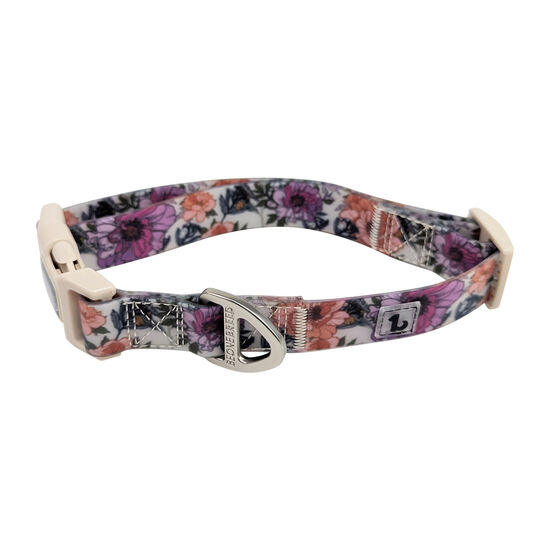 Collier en silicone pour chiens, Fleurs vintage Image NaN