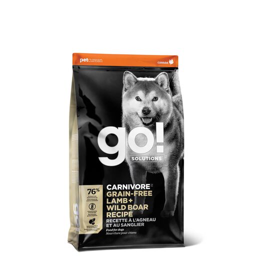 Recette « Carnivore » sans grains à l'agneau et au sanglier pour chiens, 9,98 kg Image NaN