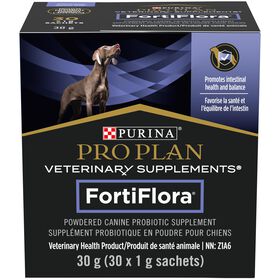 Supplément probiotique en poudre FortiFlora pour chiens, 30 g