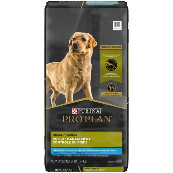 Dry Dog Food Specialized Weight Management Large Breed Formula, 15.4 kg Image NaN