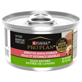 Specialized Sensitive Skin and Stomach Duck Entr&eacute;e for Cats, 85 g