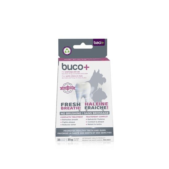 Buco+ Oral Health for Small Dogs and Cats, 35 g Image NaN