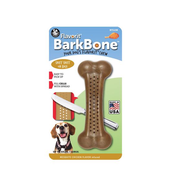 BarkBone Flavorit® nylon bone for dogs, mesquite chicken Image NaN