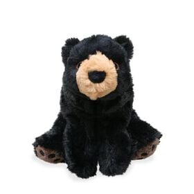 Plush bear with removable squeaker