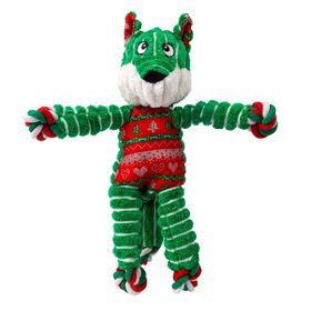 Jouet Holiday Floppy Knots Fox pour chiens