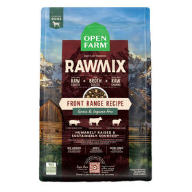 Nourriture sèche recette des rocheuses sans grains et légumineuses RawMix pour chiens, 9,07 kg