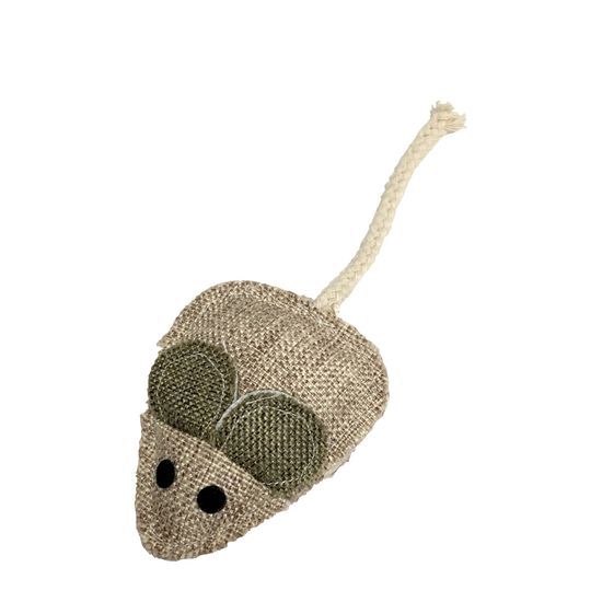 Cat Jute Toy with Catnip, mouse Image NaN