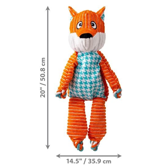 Floppy Knots Fox Jumbo for Dogs Image NaN