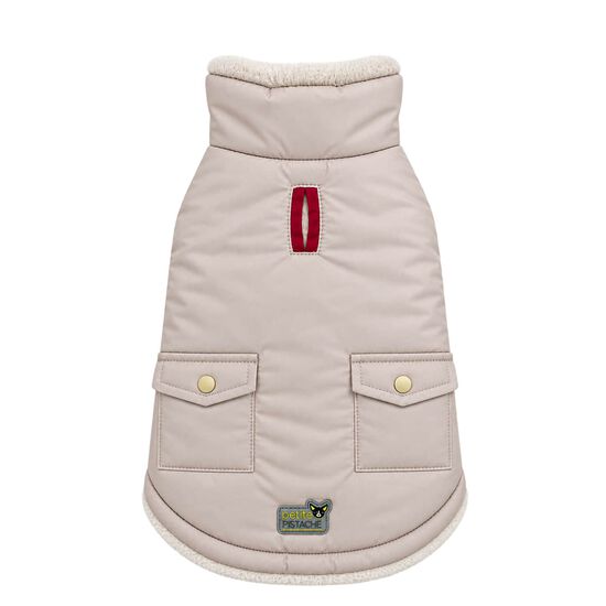 Manteau doubl&eacute; en fausse fourrure pour tr&egrave;s petits chiens Image NaN