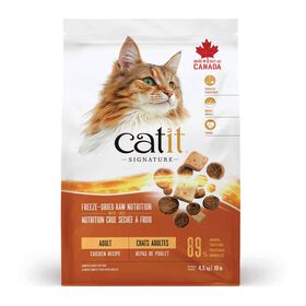 Signature Chicken Freeze-Dried Raw Nutrition for Adult Cats, 4.5 kg