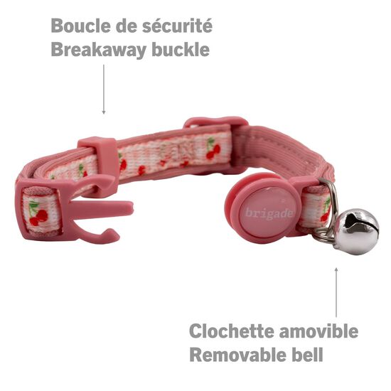 Collier en neoprene pour chats, Cerises Image NaN