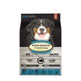 Fish dry food for large breed dog