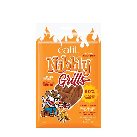 Gâteries grillées Nibbly pour chats, poulet et homard Image NaN