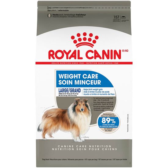 Nourriture sèche formule nutrition soins minceur pour chien adultes de grande taille Image NaN