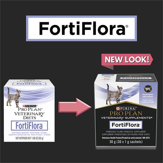 Suppléments probiotique en poudre FortiFlora pour chats Image NaN