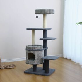 Multi-Level Cat Tree with Deluxe Den