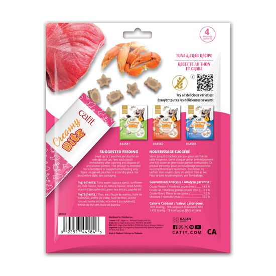 Tuna and Crab Creamy Bitz Treats for Cats Image 2.0