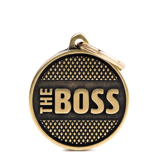 Médaille Boss en laiton pour chiens Image NaN