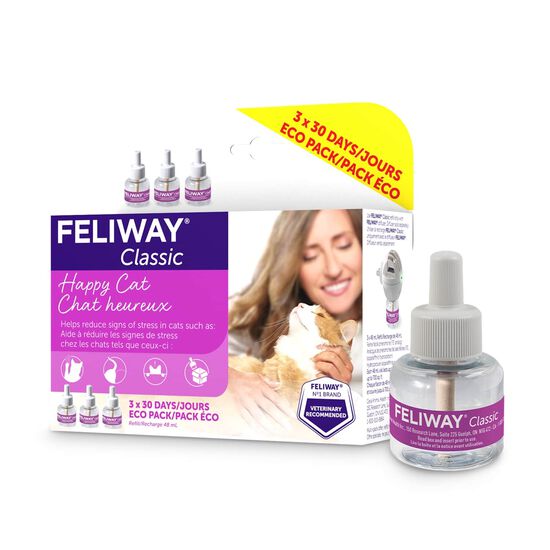 Classic Diffuser refill for cats, 3-pack Image NaN
