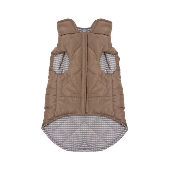 Reversible Quilted Twill Jacket for Small Dogs Image NaN