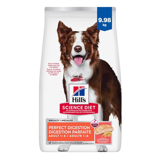 Adult Perfect Digestion Salmon Dry Dog Food, 9.98 kg Image NaN