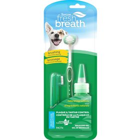 Fresh Breath Plaque and Tartar Control Kit for Small and Medium Dogs