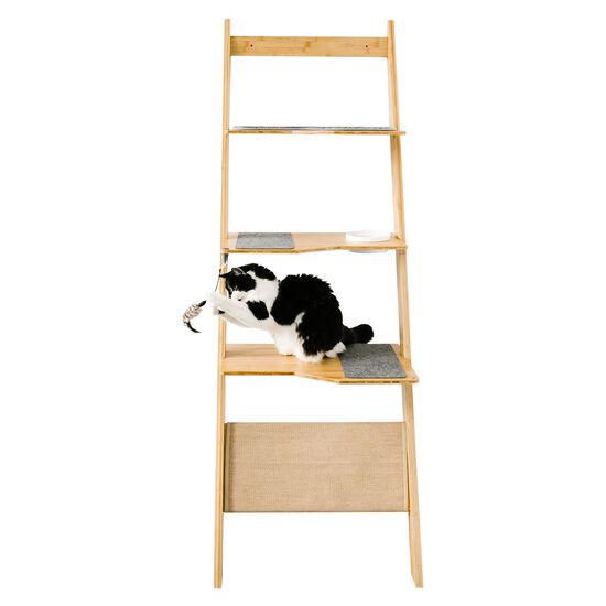 Bamboo Ladder Cat Tree Image NaN
