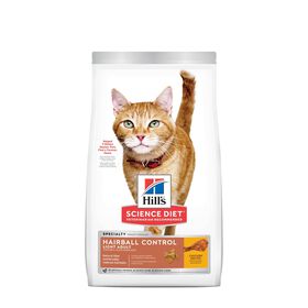 Adult Hairball Control Light Dry Chicken Cat Food, 7.03 kg
