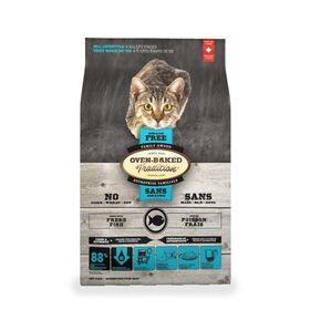 Grain-free fish dry food for adult cats