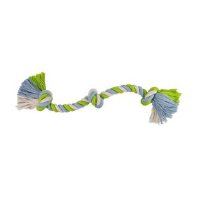 Jouet en corde torsad&eacute;e &agrave; 3 n&oelig;uds pour chiens