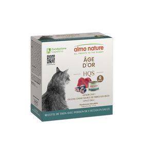 Nourriture humide recette de thon avec poisson de l'oc&eacute;an en sauce pour chat &acirc;g&eacute;