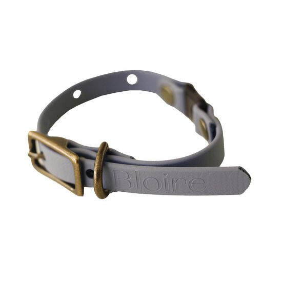 Collier de cuir végane pour chats, bleu Image NaN