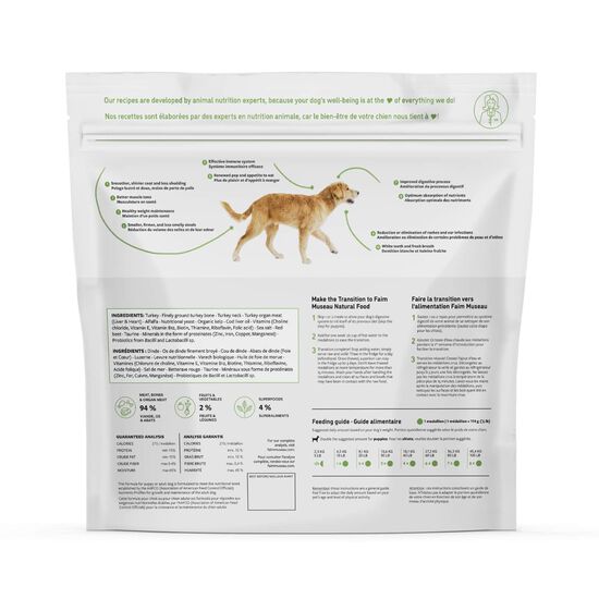 Nourriture crue pour chiens, simplement dinde Image 2.0
