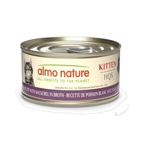 Whitefish with Mackerel in Broth Wet Food for Kittens