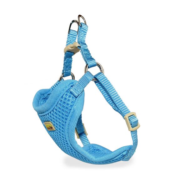 Mesh harness for very small dog, blue Image NaN