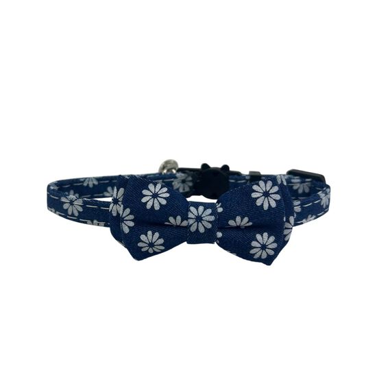 Blue Bow Tie Collar with Buckle for Cats Image NaN