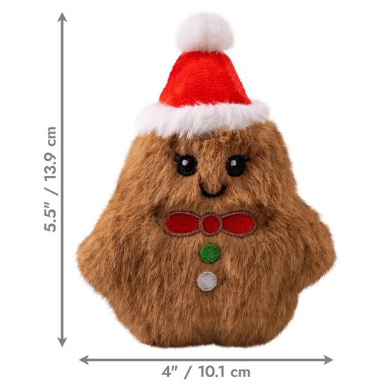 Jouet Holiday Snuzzles Mini Gingerbread pour chiens Image NaN