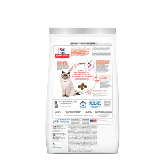 Nourriture sèche Adulte sénior 7+ « Perfect Digestion » au poulet, 5,89 kg Image NaN