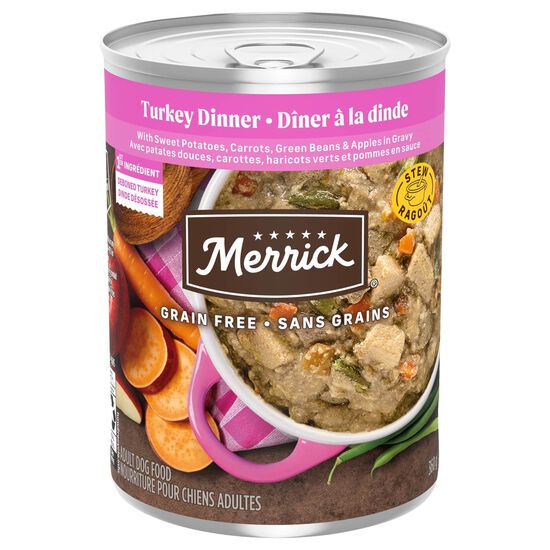 D&icirc;ner &agrave; la dinde sans grains pour chiens Image NaN
