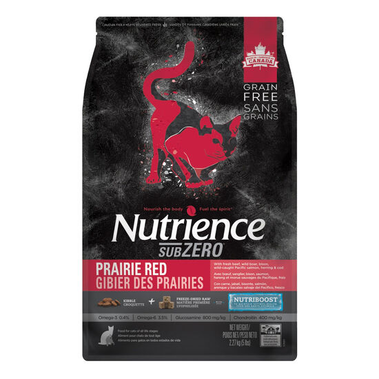 Grain-free Beef, Venison and Wild-Caught Fish Prairie Red Formula for Adult Cats Image NaN