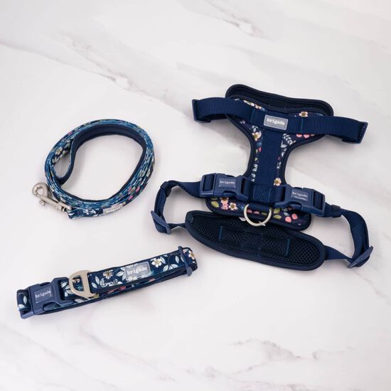 Neoprene Harness for Dogs, Midnight Bloom Image 3.0