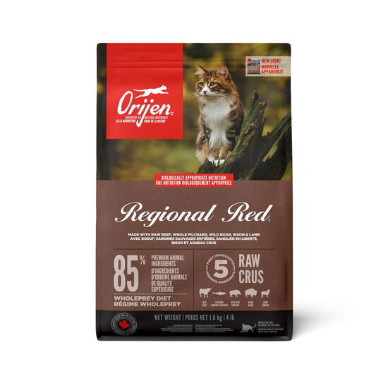 Nourriture sèche Regional Red pour chats, 1,8 kg Image NaN