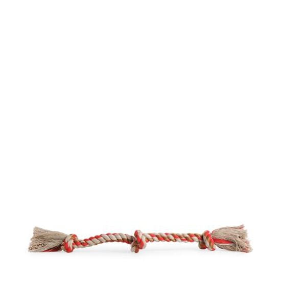 Dog toy, colored flossy chew, 3 knots Image NaN