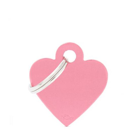Médaille coeur rose, petit format Image NaN