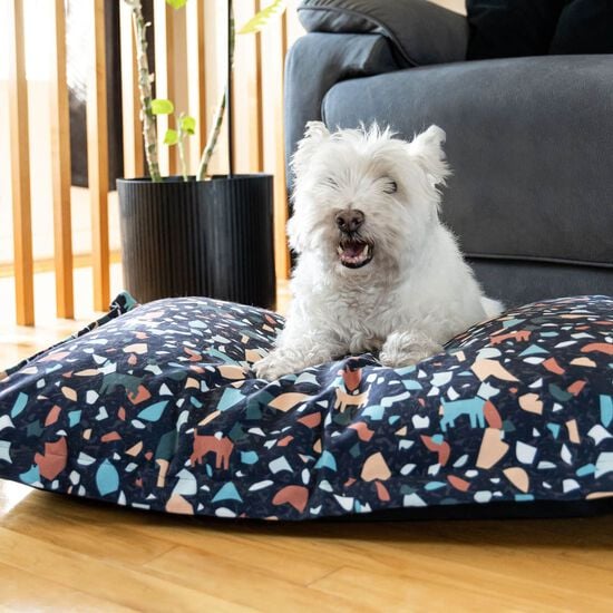 Cloud Pillow, Dark Terrazzo Image NaN